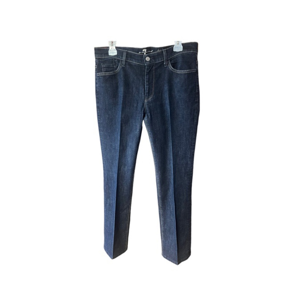 7 For All Mankind Women's Indigo Boot Cut Jeans